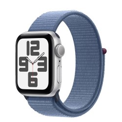 Apple Watch SE 2 (2023) Silver Aluminum Case with Winter Blue Sport Loop - Фото