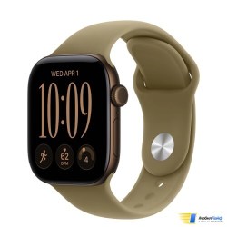 Apple Watch Series 12 GPS Dark Bronze Aluminum Case with Olive Sport Band - Фото