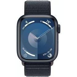 Apple Watch Series 9 GPS Midnight Aluminum Case with Midnight Sport Loop