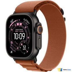 Apple Watch Ultra 3 GPS + Cellular 49mm Black Titanium Case with Terra Cotta Alpine Loop - Фото