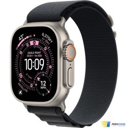 Apple Watch Ultra 3 GPS + Cellular 49mm Natural Titanium Case with Black Alpine Loop - Фото