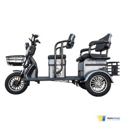 Электротрицикл Smart8 Bulbash Pro S Черный - Фото