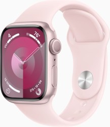 Apple Watch Series 9 GPS Pink Aluminum Case with Light Pink Sport Band - Фото